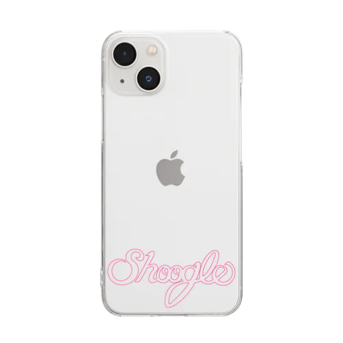 Shoogle(シューグル) Pink Line Clear Smartphone Case