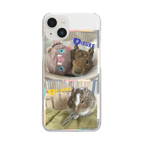 ピ助ペー助 スマホカバー Clear Smartphone Case