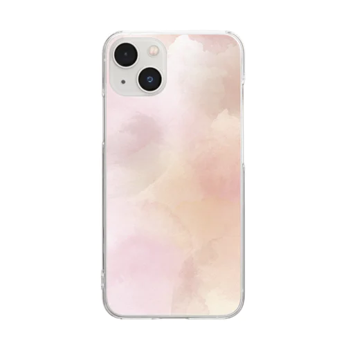 ちゃいろ Clear Smartphone Case