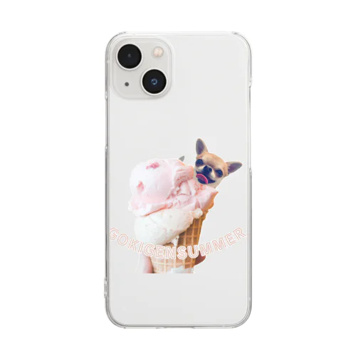 GOKIGENパーラー Clear Smartphone Case