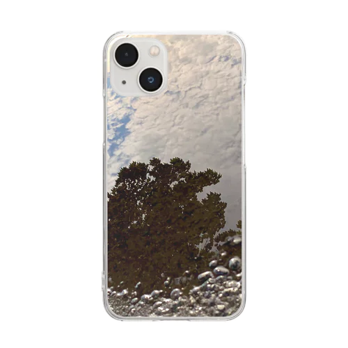 雨上がりの空 Clear Smartphone Case