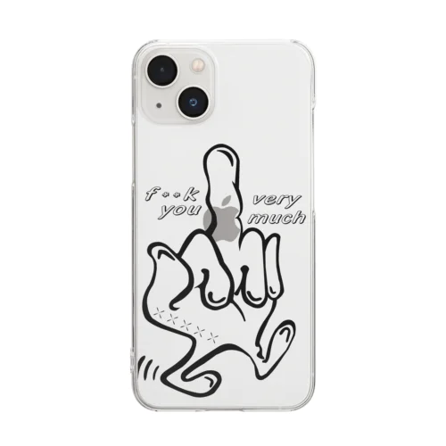 f＊＊k you very much  Clear Smartphone Case