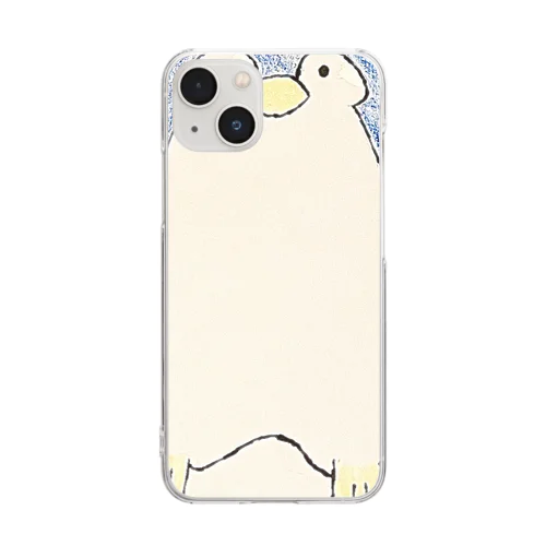 あんちゃんペンギン Clear Smartphone Case