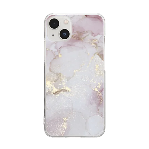 ニュアンスカラースマホケース Clear Smartphone Case