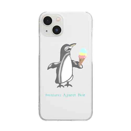 ガラパゴスペンギン Clear Smartphone Case