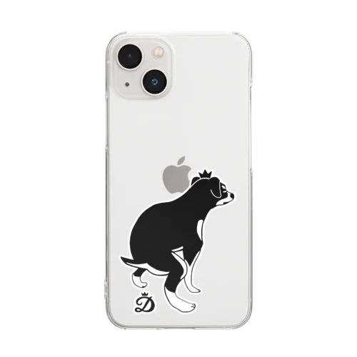 がんばる犬 Clear Smartphone Case