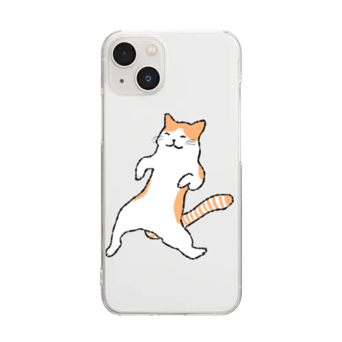 のんびりねこ Clear Smartphone Case