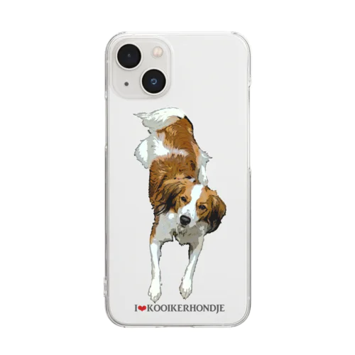 見上げるコーイケルホンディエ Clear Smartphone Case