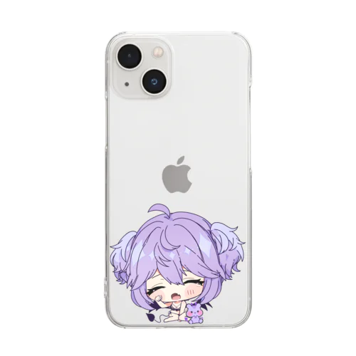 水着あくび Clear Smartphone Case