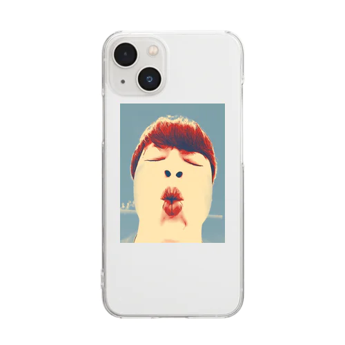 ちるどん・キス Clear Smartphone Case