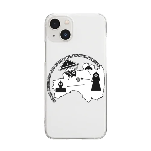 Ｆ- ＣＯＮ福島 × ボーイスカウト Clear Smartphone Case