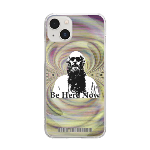 BE HERE NOW Clear Smartphone Case