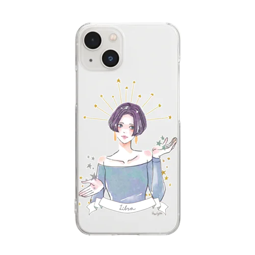 12星座ちゃん、天秤座の子 Clear Smartphone Case