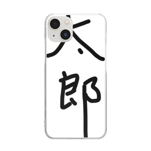 太郎 Clear Smartphone Case