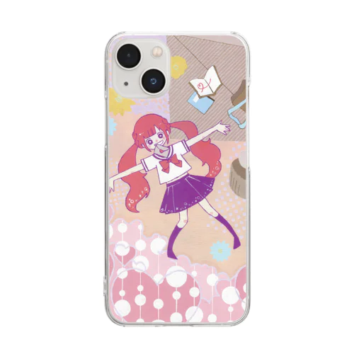 ラブレター Clear Smartphone Case