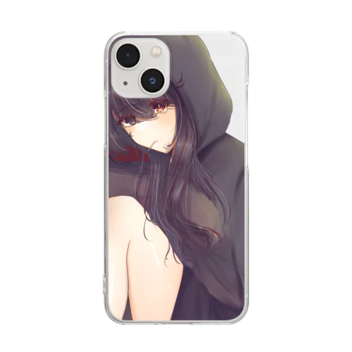 猫姫黒火2周年記念グッズ Clear Smartphone Case