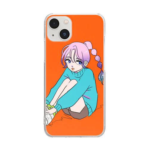 エモ女子シリーズ Clear Smartphone Case