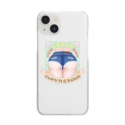 曲線美グッズ Clear Smartphone Case