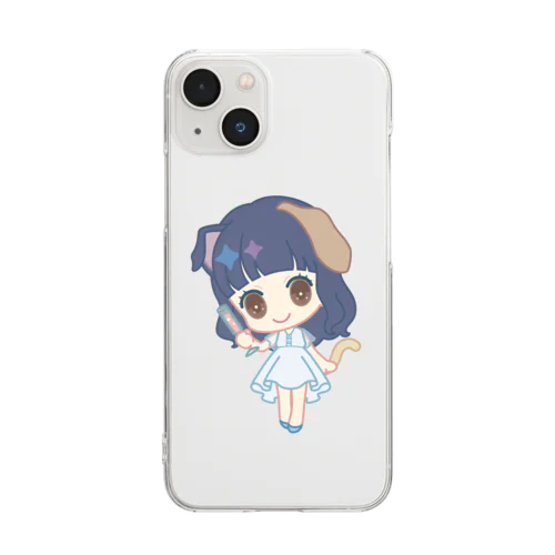 服部彩香 クリアスマホケース Clear Smartphone Case