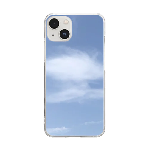 不思議な形の雲02 Clear Smartphone Case