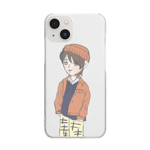 秋服BOY Clear Smartphone Case