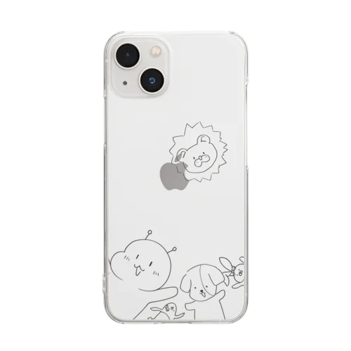 宇宙人 Clear Smartphone Case