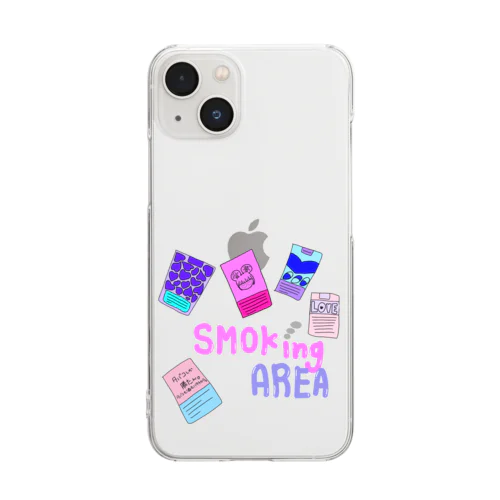 Smoking Area Clear Smartphone Case