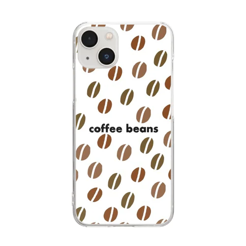 コーヒー豆スマホケース Clear Smartphone Case