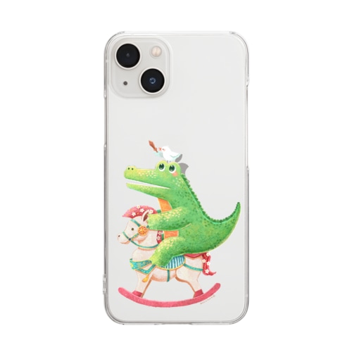 crocodile hero Clear Smartphone Case