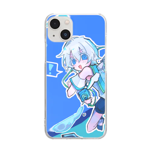 夏レットくん2 Clear Smartphone Case