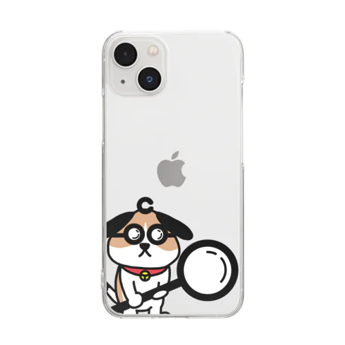 ロケーター犬コロ Clear Smartphone Case