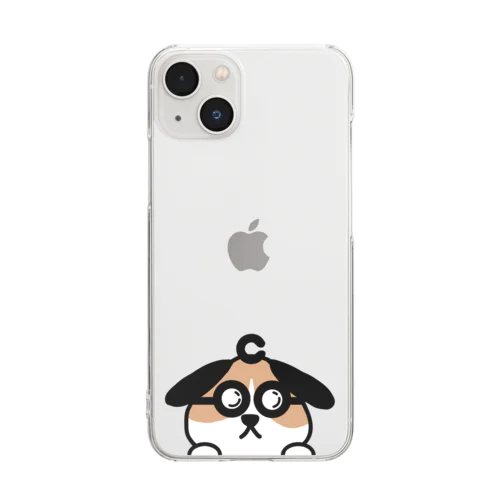 ロケーター犬コロ Clear Smartphone Case