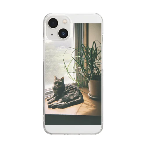 猫の写ルンです Clear Smartphone Case