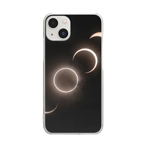 金環日食 - Annular Solar Eclipse - Clear Smartphone Case