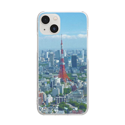 東京ランドスケープ - Tokyo Landscape - Clear Smartphone Case