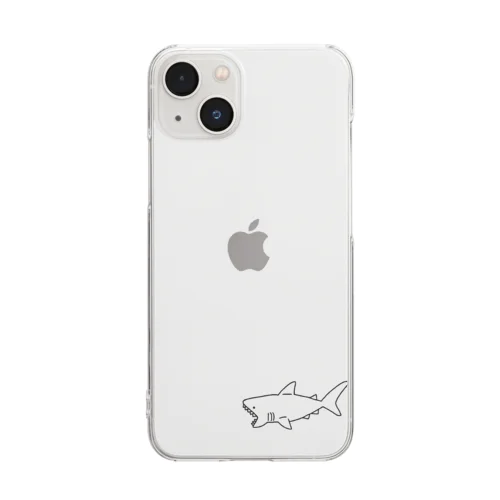 サメさんのスマホケース Clear Smartphone Case
