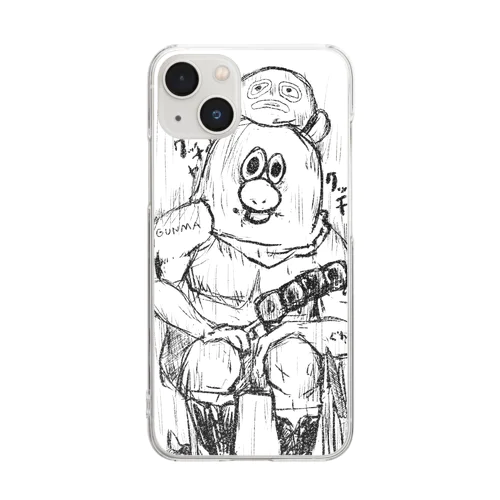 群馬非公認キャラクター Clear Smartphone Case