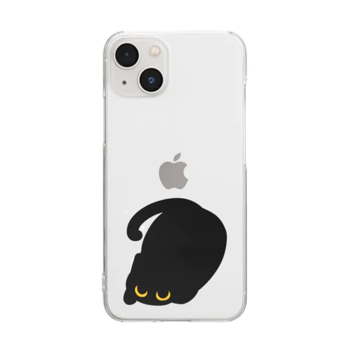 まっくろねこ Clear Smartphone Case