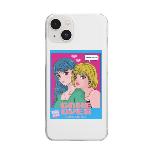 GAME OVER Clear Smartphone Case