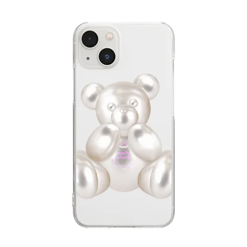 Pearl Teddy Clear Smartphone Case