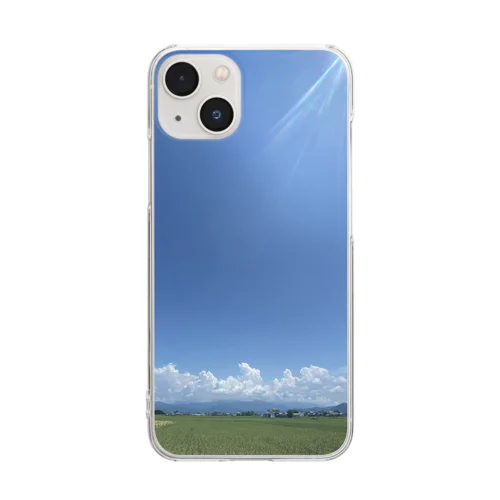 002-田 Clear Smartphone Case