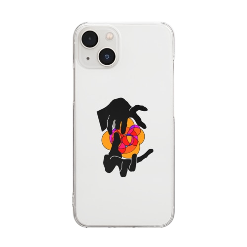 悪魔と光 Clear Smartphone Case