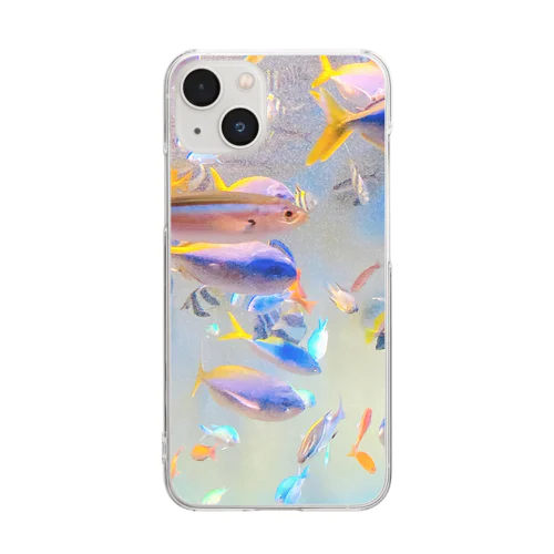 熱帯魚の魚群 Clear Smartphone Case