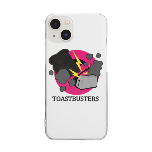 TOASTBUSTERS クリアスマホケース