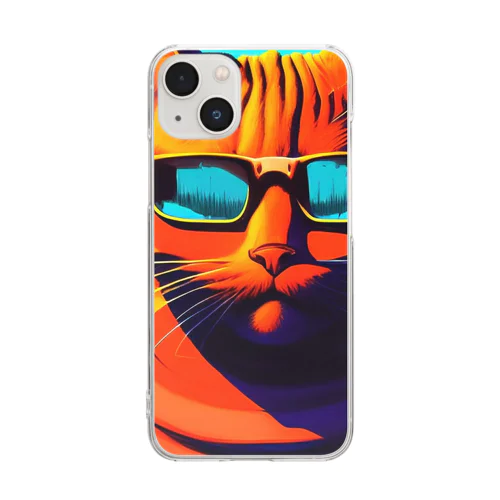 Cool Cat Clear Smartphone Case