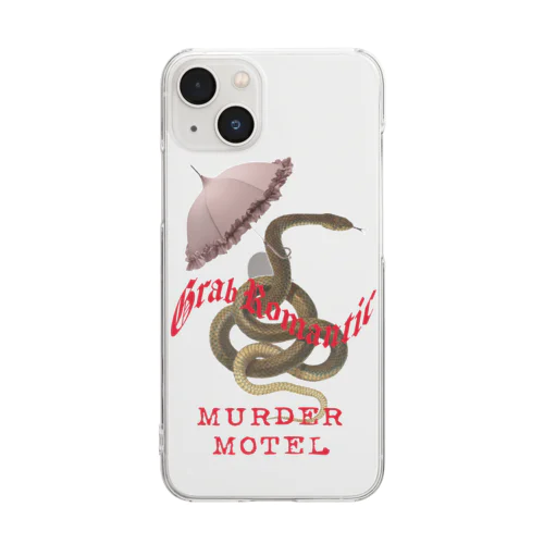 MURDER MOTEL,snake Clear Smartphone Case