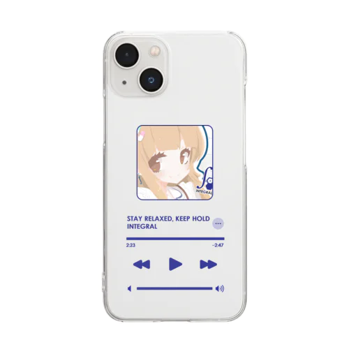 INT cute girl Clear Smartphone Case