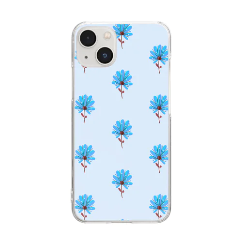 花柄15 Clear Smartphone Case