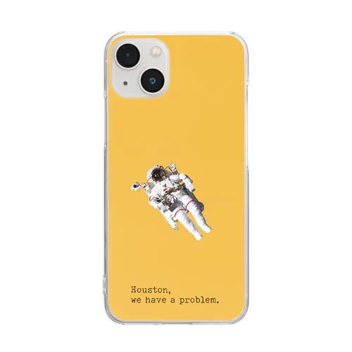 宇宙飛行士　iPhoneケース Clear Smartphone Case