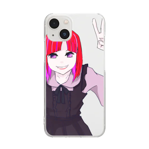 地雷に見せかけている女の子 Clear Smartphone Case